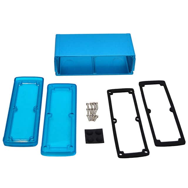 EXN-23363-BLP BOX ALUM BLU/TRN BLU 3.5"L X 7"W