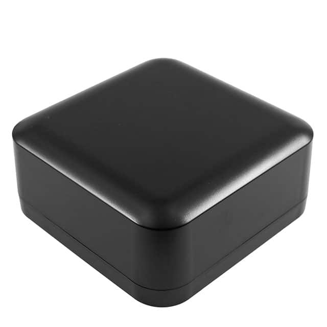 1557FABK BOX ABS BLACK 6.299"L X 6.299"W