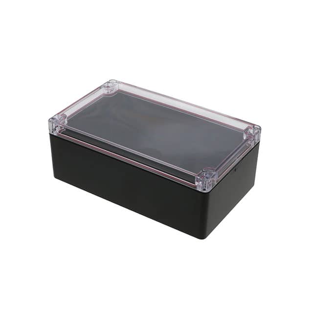 RB85P06C24B BOX PLASTIC BLK/CLR