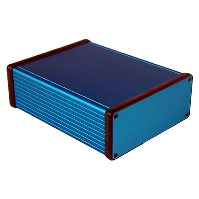 1455Q1601BU BOX ALUM BLUE 6.299"L X 4.921"W