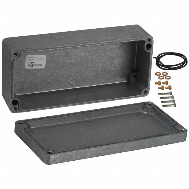 1590Z130 BOX ALUM UNPTD 6.890"L X 3.150"W
