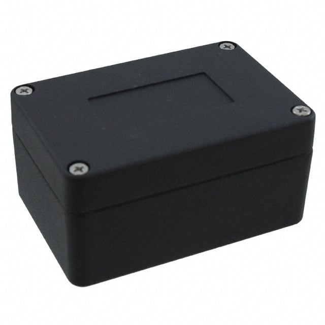 AN-2900 BOX ALUM BLACK 3.950"L X 3.020"W