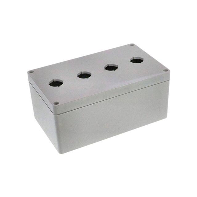 1554MPB4 BOX PLAS GRAY 7.900"L X 4.700"W