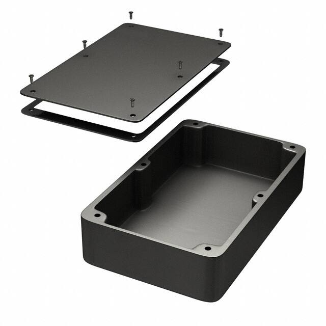 1550WJBK BOX ALUM BLK 10.827"L X 6.890"W
