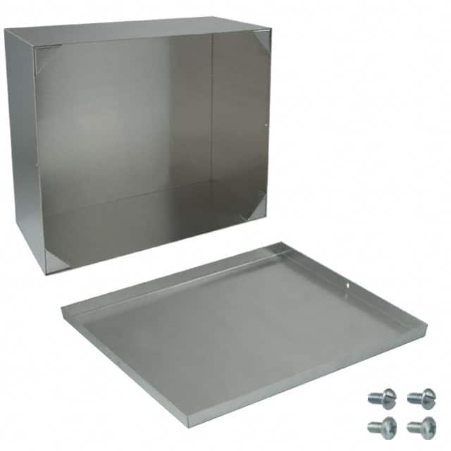 8104-C PLAIN ALUMINUM CHASSIS ALUM UNPTD 8"L X 10"W