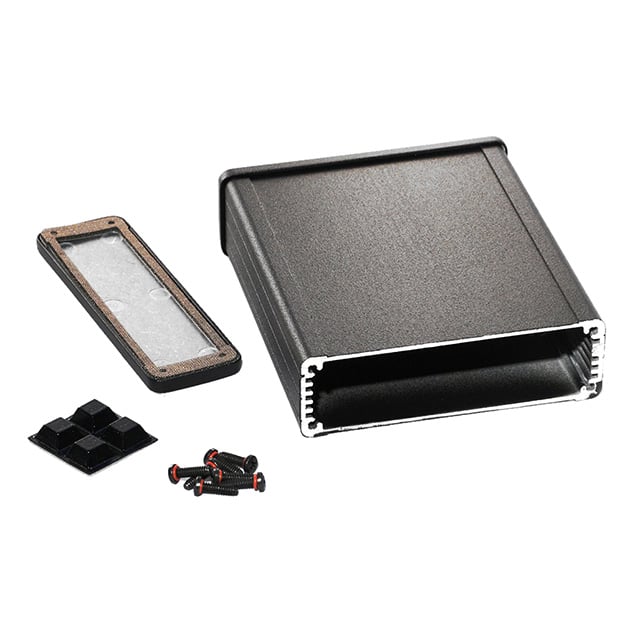 1457L1201EBK BOX ALUM BLACK 5.118"L X 3.425"W