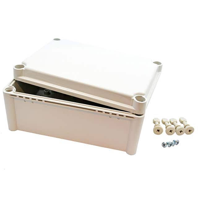 PTS-25340 BOX PLAS GRAY 11.024"L X 7.480"W