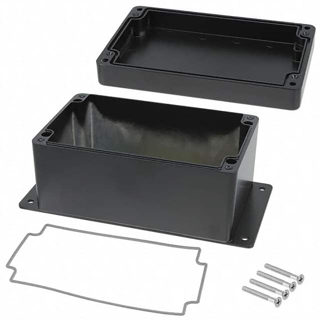 AN-2817-AB BOX ALUM BLACK 6.290"L X 3.930"W