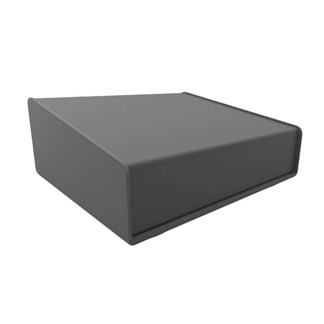 1456PK4BKBK ALUM CONSOLE BLK 14"LX10.2"