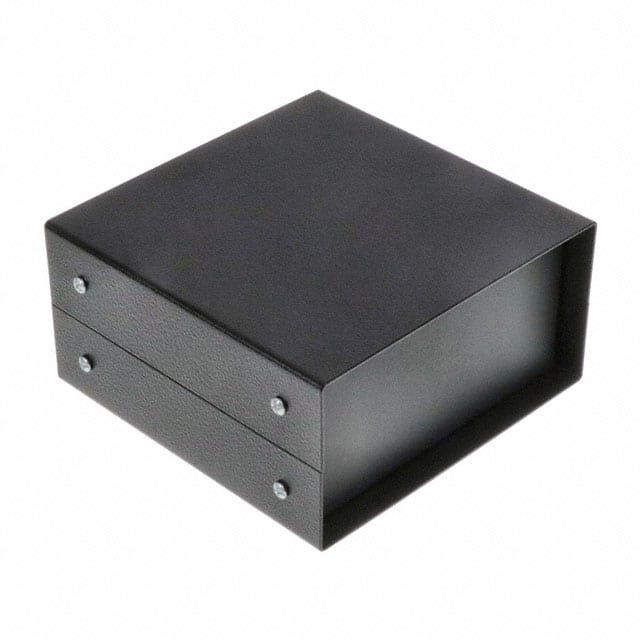 1458C3 BOX STEEL BLACK 6"L X 6"W