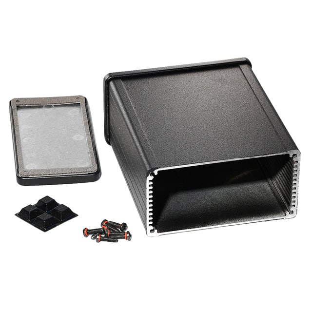 1457N1201EBK BOX ALUM BLACK 5.079"L X 4.252"W