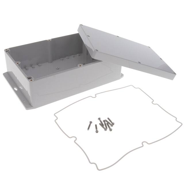 PN-1335-AMB BOX PLAS GRAY 10.430"L X 7.280"W
