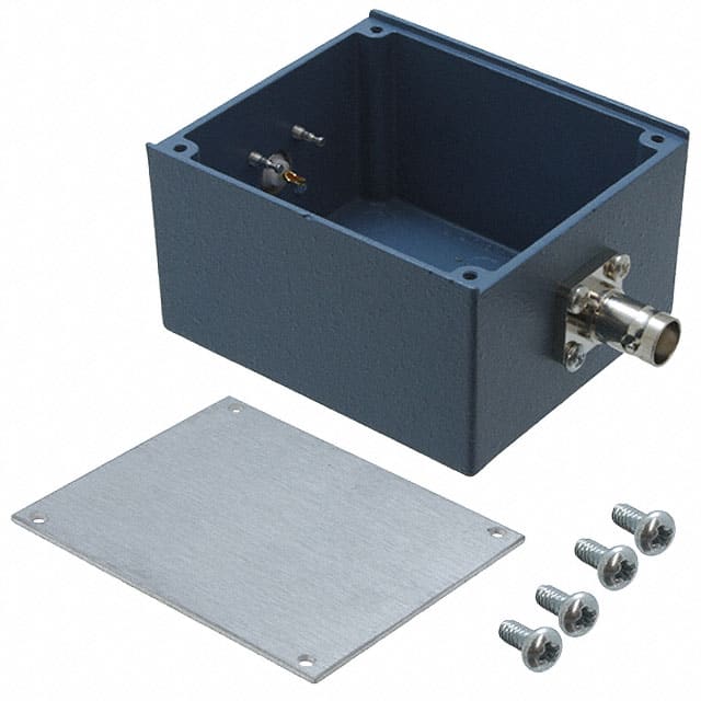 3602 BOX ALUM BLUE 3"L X 2.630"W