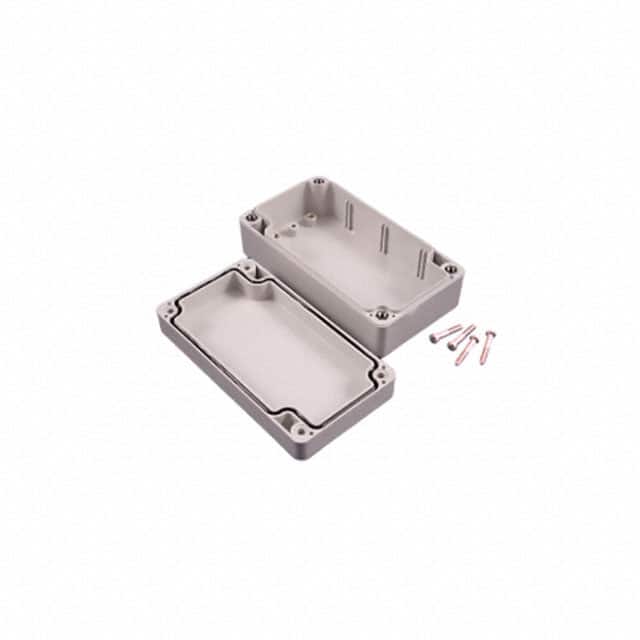 1554XA2GYSL BOX PLAS GRY/SM 11.81"L X 7.87"W