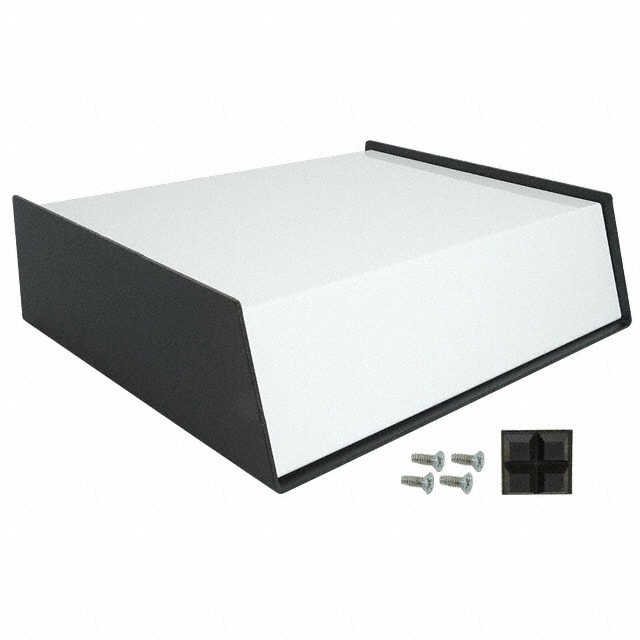 SC-12101 BOX ALUM BLK/WHT 10"L X 11.930"W