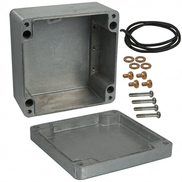 1590Z160 BOX ALUM UNPTD 6.299"L X 6.299"W