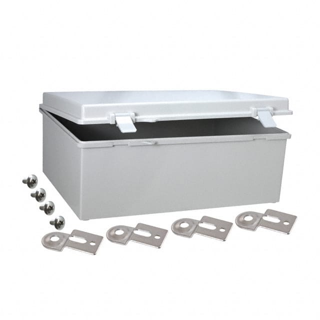 NBB-10251 BOX ABS GRAY 14.585"L X 10.640"W