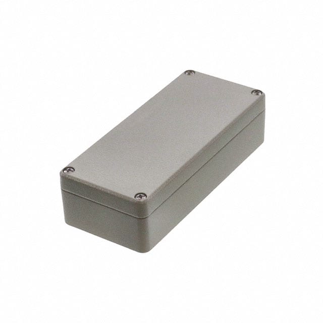 R100-066-000 BOX ALUM BEIGE 5.906"L X 2.559"W