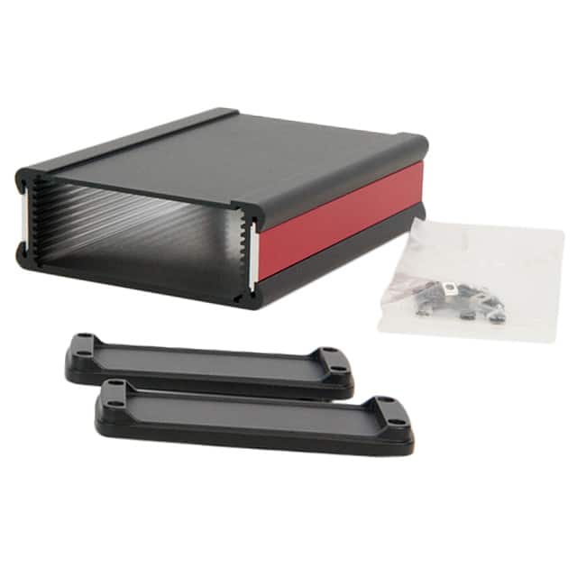07502011 BOX ALUM BLACK 7.09"L X 4.96"W