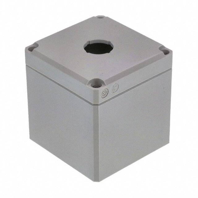 Q1PBPCDM BOX PLASTIC GRAY 3.23"L X 3.15"W