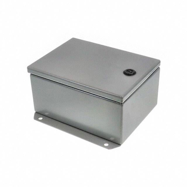 EJ683 BOX STEEL GRAY 6"L X 8"W