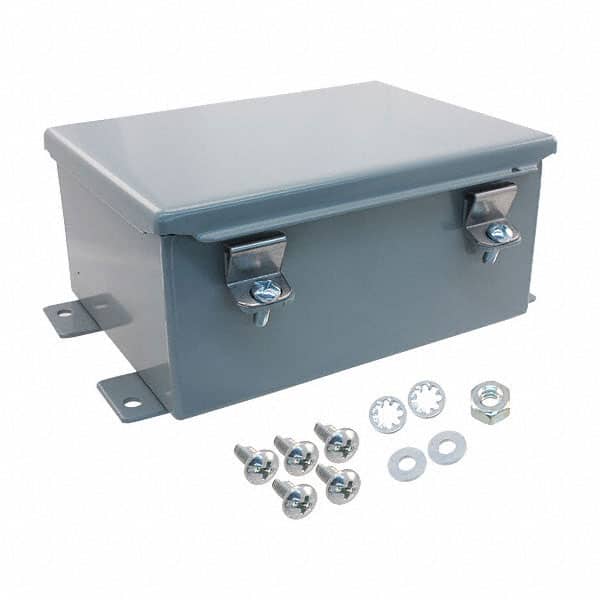 1414PHG BOX STEEL GRAY 8"L X 6"W