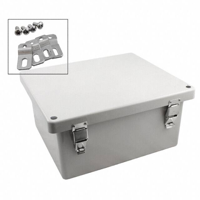 NFL-6633 BOX FIBERGLASS GRY 13.74"X11.94"