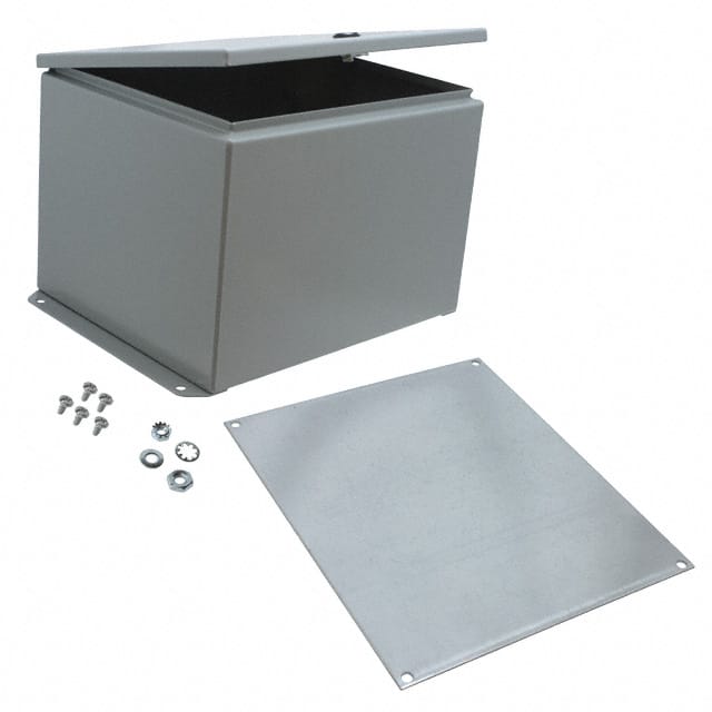 EJ12108 BOX STEEL GRAY 12"L X 10"W