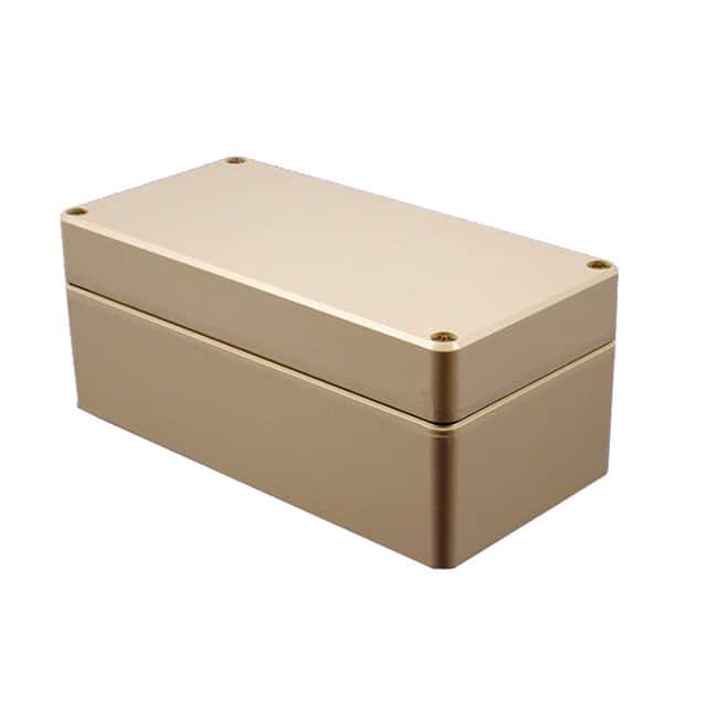 R100-120-000 BOX ALUM BEIGE 4.724"L X 4.724"W