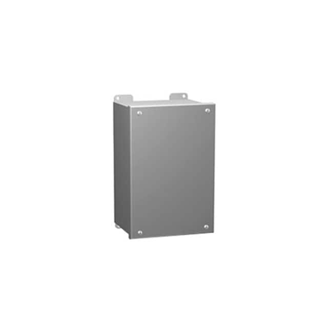 1438O BOX STEEL GRY 11.750"L X 8.500"W
