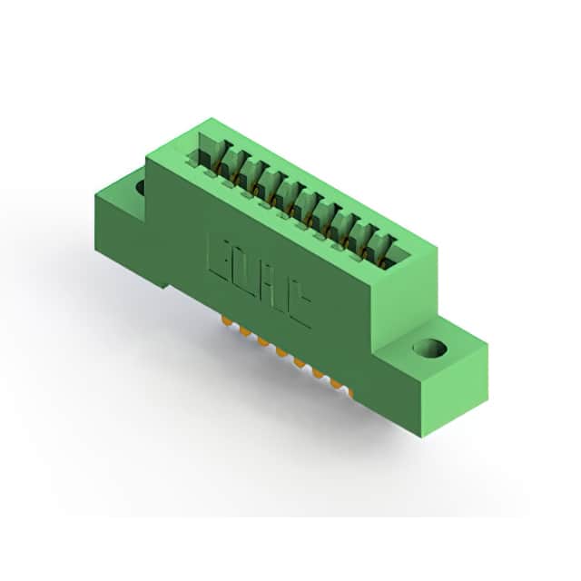 342-010-500-102 CONN EDGE SINGLE FML 10POS 0.100