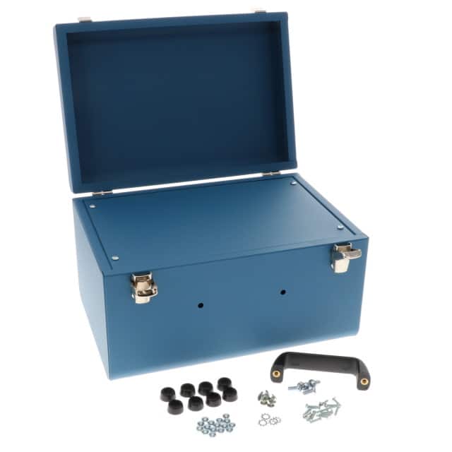 TC-302-RB CABINET ALUM BLUE 9"L X 13"W