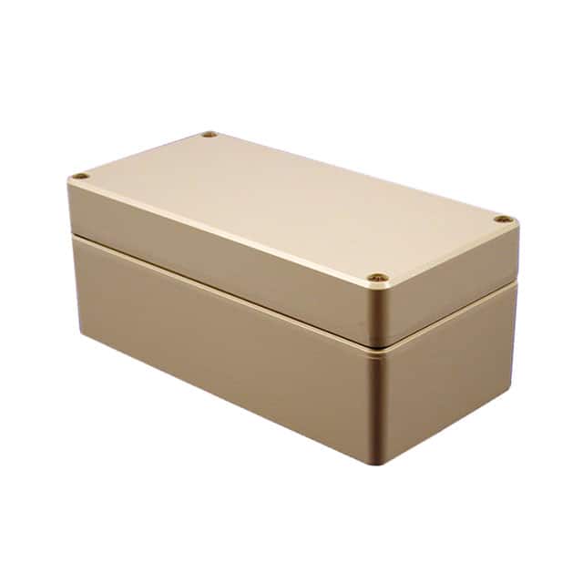 R100-244-000 BOX ALUM BEIGE 18.9"L X 9.45"W