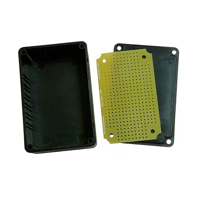 B03-7100 BOX ABS BLACK 3"L X 1.900"W