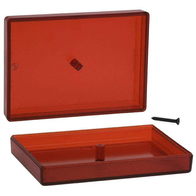 C10,TRRD BOX ABS TRN RED 2.3"L X 3.250"W