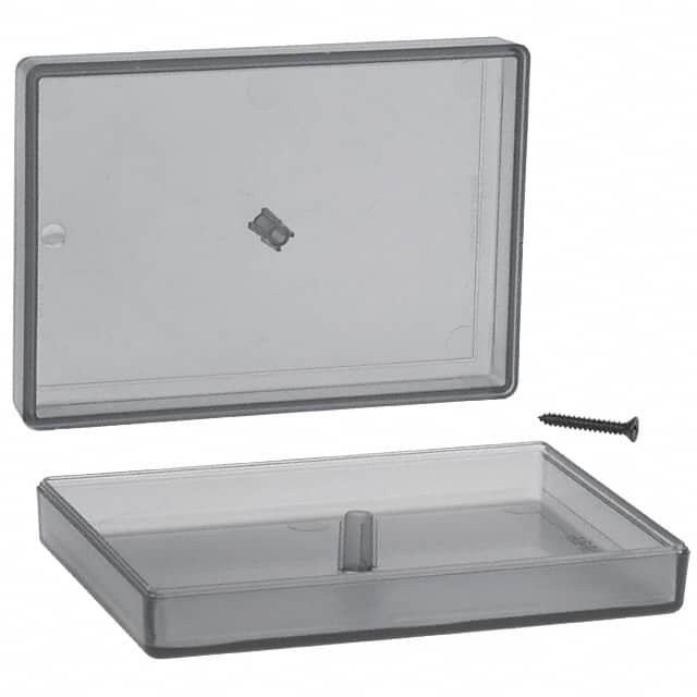 C10,TRGY BOX ABS TRN GRAY 2.3"L X 3.250"W
