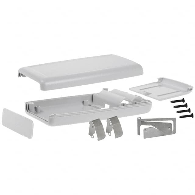 H65AA,GY BOX ABS GRAY 4.940"L X 2.750"W