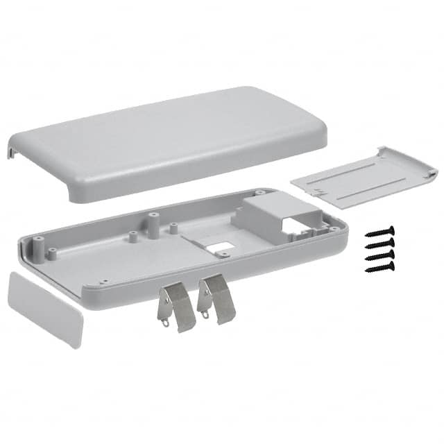 H759V,GY BOX ABS GRAY 7.200"L X 3.650"W