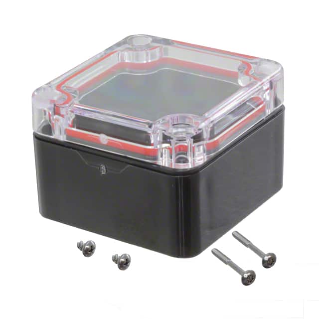 RB22P04C10B BOX PLAS /CLR 2.050"L X 1.97"W
