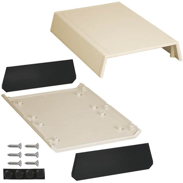 A42,AL BOX ABS ALMOND 7.120"L X 5"W