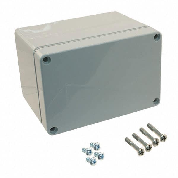 02226000 BOX PLASTIC GRAY 4.72"L X 3.15"W