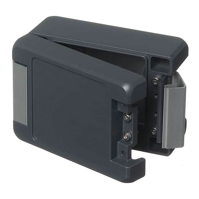 00122124 BOX ALUM GRAY 4.764"L X 3.386"W