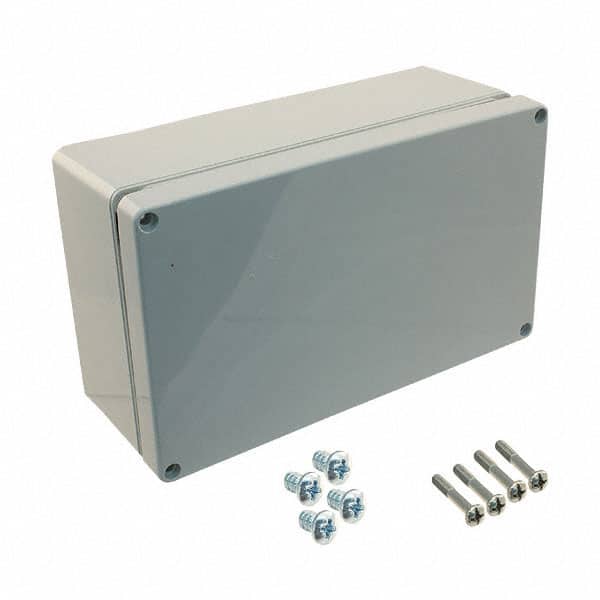 02221000 BOX PLAS GRAY 7.874"L X 4.724"W