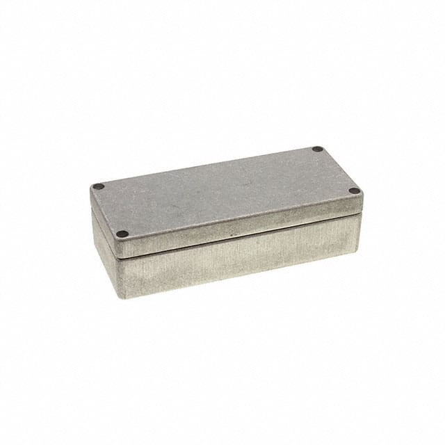 0342200000 BOX ALUM UNPAINTED 6.5"LX2.76"W