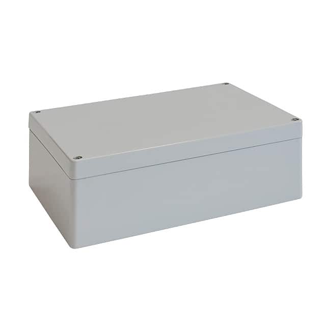 02223000 BOX PLASTIC GRAY 7.87"L X 5.91"W