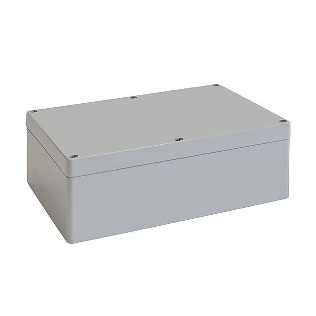 02240200 BOX PLASTIC GRAY 9.45"L X 6.3"W