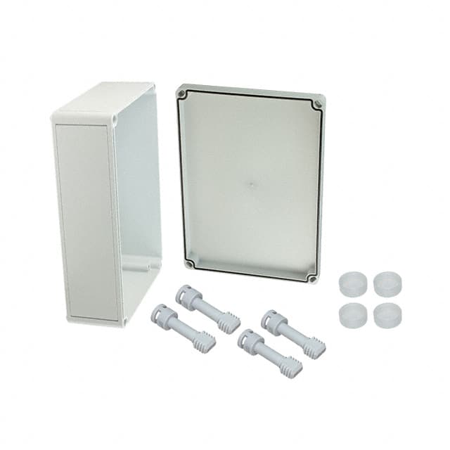 120-908 BOX PC GRAY 10"L X 7.090"W