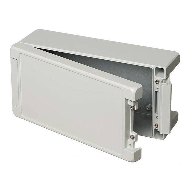 00125235 BOX ALUM GRAY 10.197"L X 5.039"W