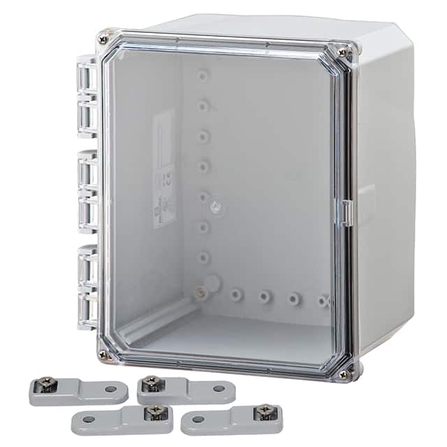H10086HC-6P ENCL PLAS GRY 10.540"L X 8.540"W