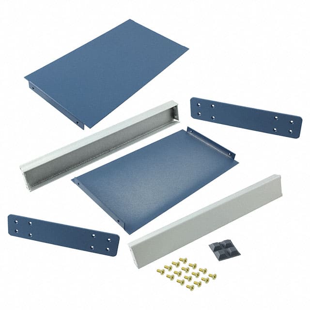 UPS 175-12-7-BLUE/WHITE CABINET ALUM 6.88"L X 11.75"W